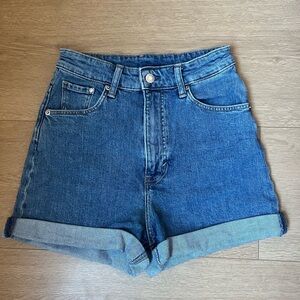 H&M Classic Blue Denim Women's Shorts
